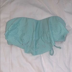 Target size small light blue bikini top